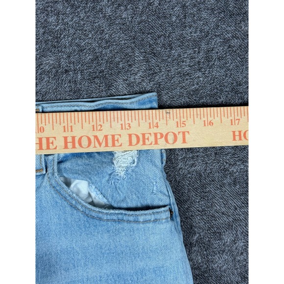 Abercrombie Fitch The 90s Straight Ultra High Rise Light Wash Jeans 27/4R - Picture 6 of 8